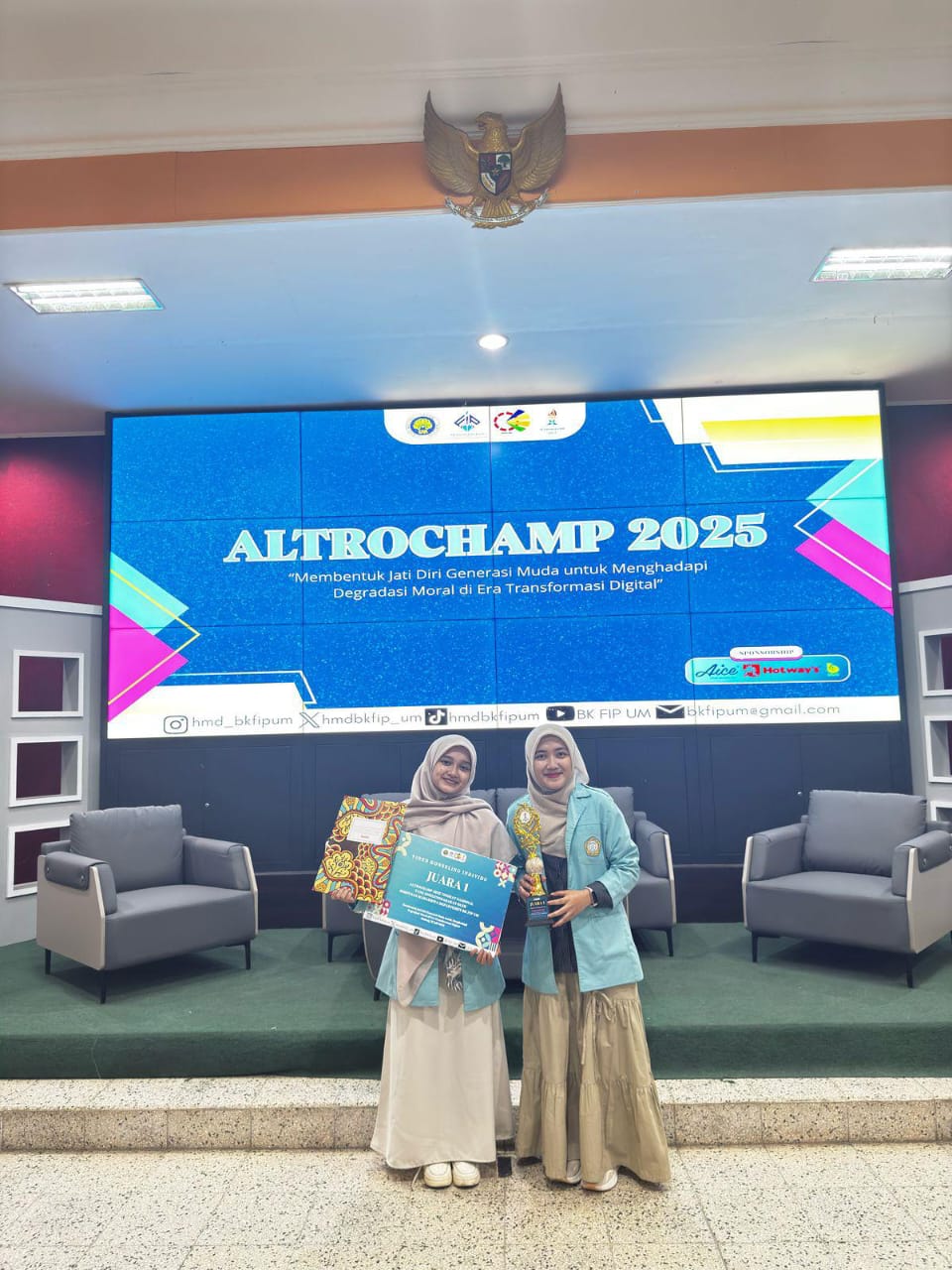 Mahasiswa BK Universitas Sebelas Maret Raih Juara 1 Nasional dalam Lomba Video Konseling Individu Altrochamp 2025