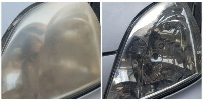 Cara Paling Gampang Membersihkan Buram Pada Lampu Mobil/Motor
